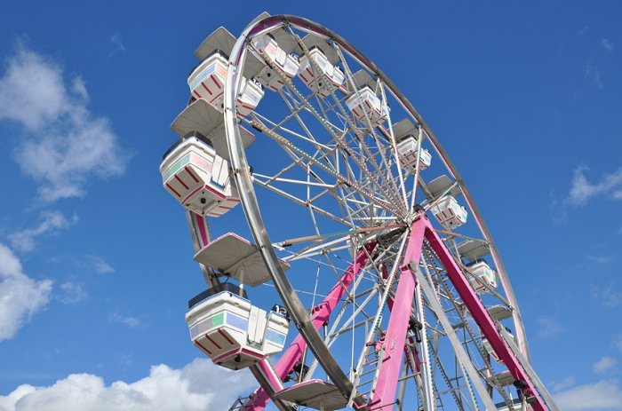 Ferris wheel at the Metcalfe Fair